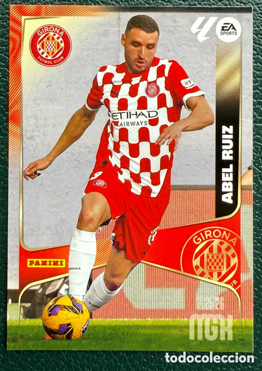 Fu&szlig;ball-Sticker: 196 ABEL RUIZ GIRONA CF FICHAS ALBUM MEGACRACKS 2025 2026 MGK 25 26