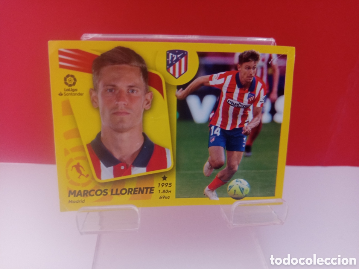 Cromos de F&uacute;tbol: ❇️ CROMO STICKER MARCOS LLORENTE ATL&Eacute;TICO DE MADRID 2021 2022 21 22 ESTE PANINI SIN PEGAR ❇️
