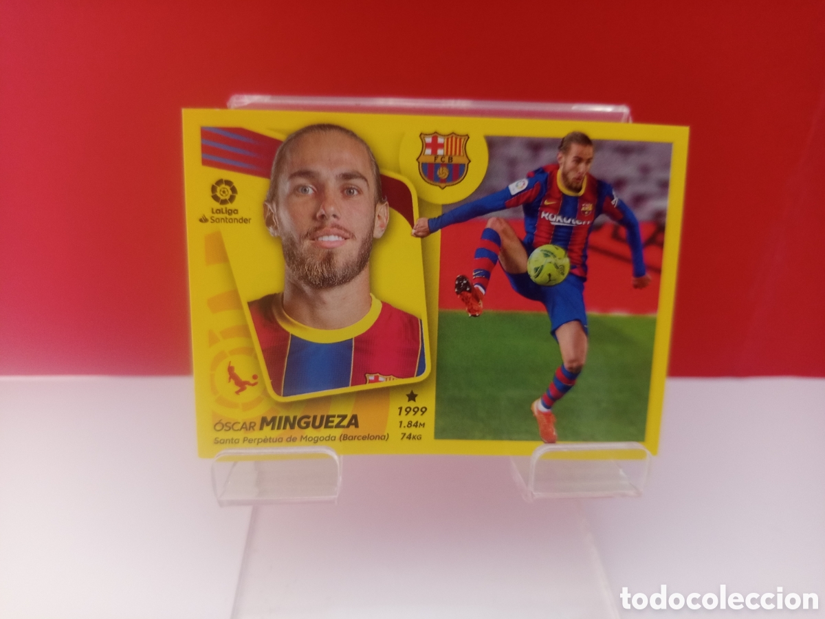 Cromos de Futebol: ❇️ CROMO STICKER MINGUEZA BARCELONA 10 2021 2022 21 22 ESTE PANINI SIN PEGAR ❇️