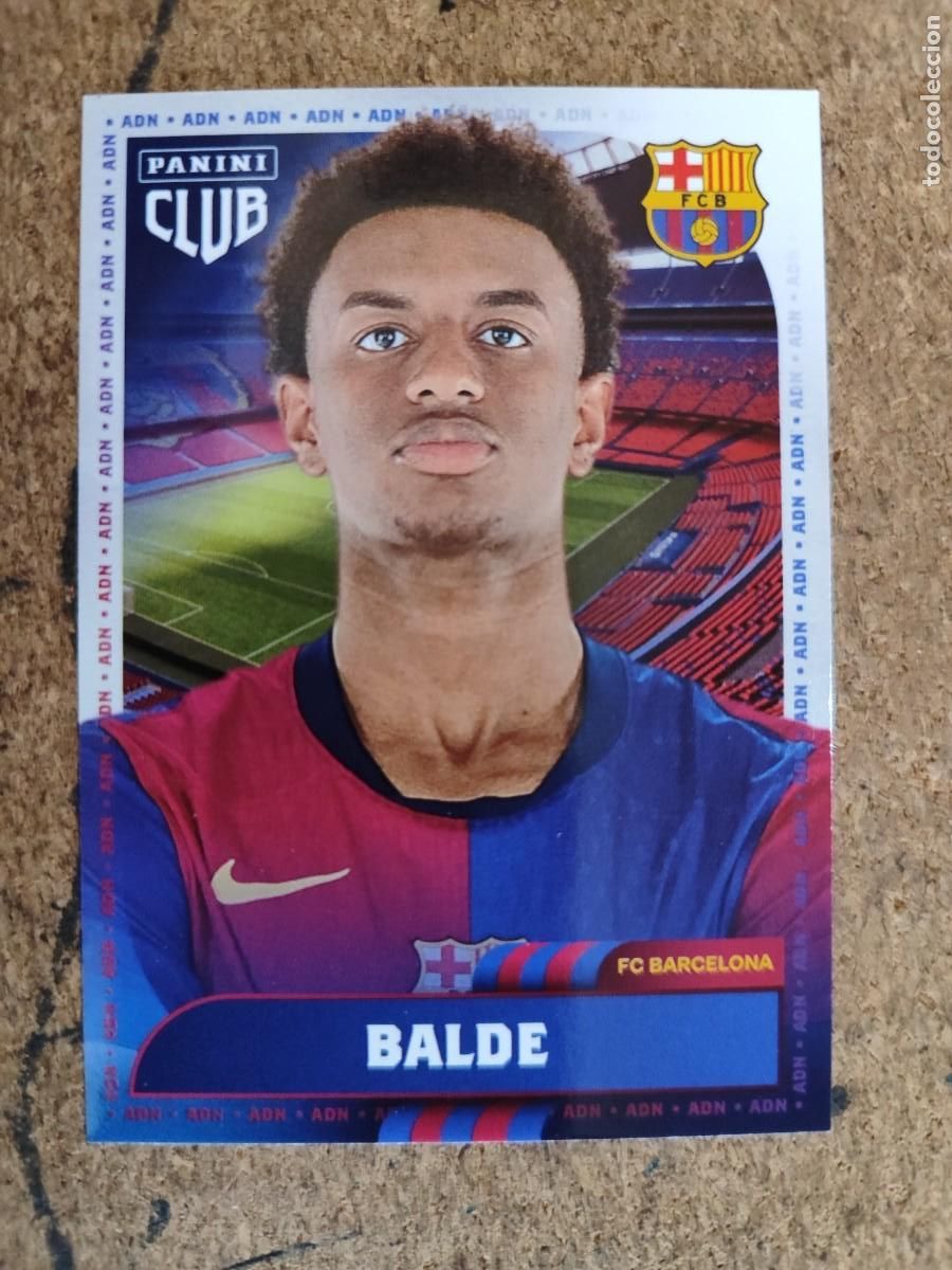 Fu&szlig;ball-Sticker: PANINI CLUB FC BARCELONA 2024/25 CARD ADN BALDE # PANINI OFICIAL