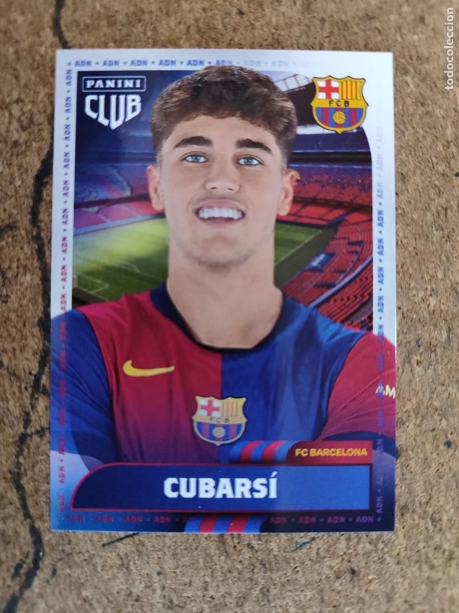 Football Stickers: PANINI CLUB FC BARCELONA 2024/25 CARD ADN CUBARSI # PANINI OFICIAL