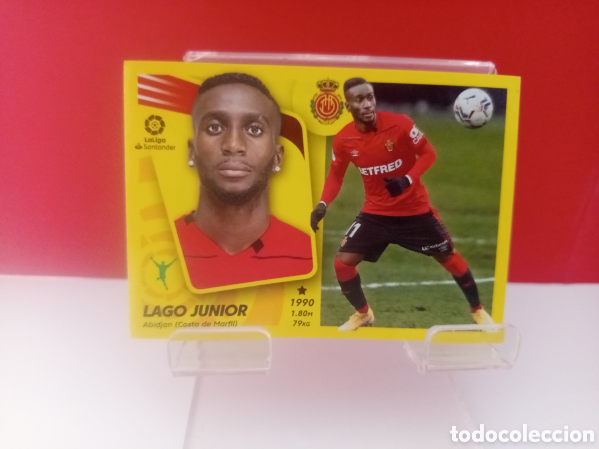 Cromos de F&uacute;tbol: ❇️ CROMO STICKER LAGO JUNIOR MALLORCA 18 2021 2022 21 22 ESTE PANINI SIN PEGAR ❇️