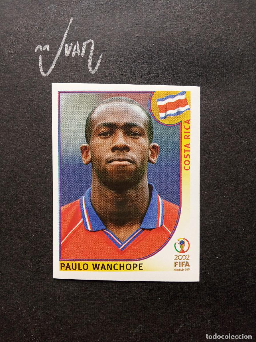 Fu&szlig;ball-Sticker: N&ordm; 238 WANCHOPE COSTA RICA MALAGA ⚽ PANINI &reg; FIFA WORLD CUP KOREA & JAPON 2002 SIN PEGAR NUNCA NUEVO