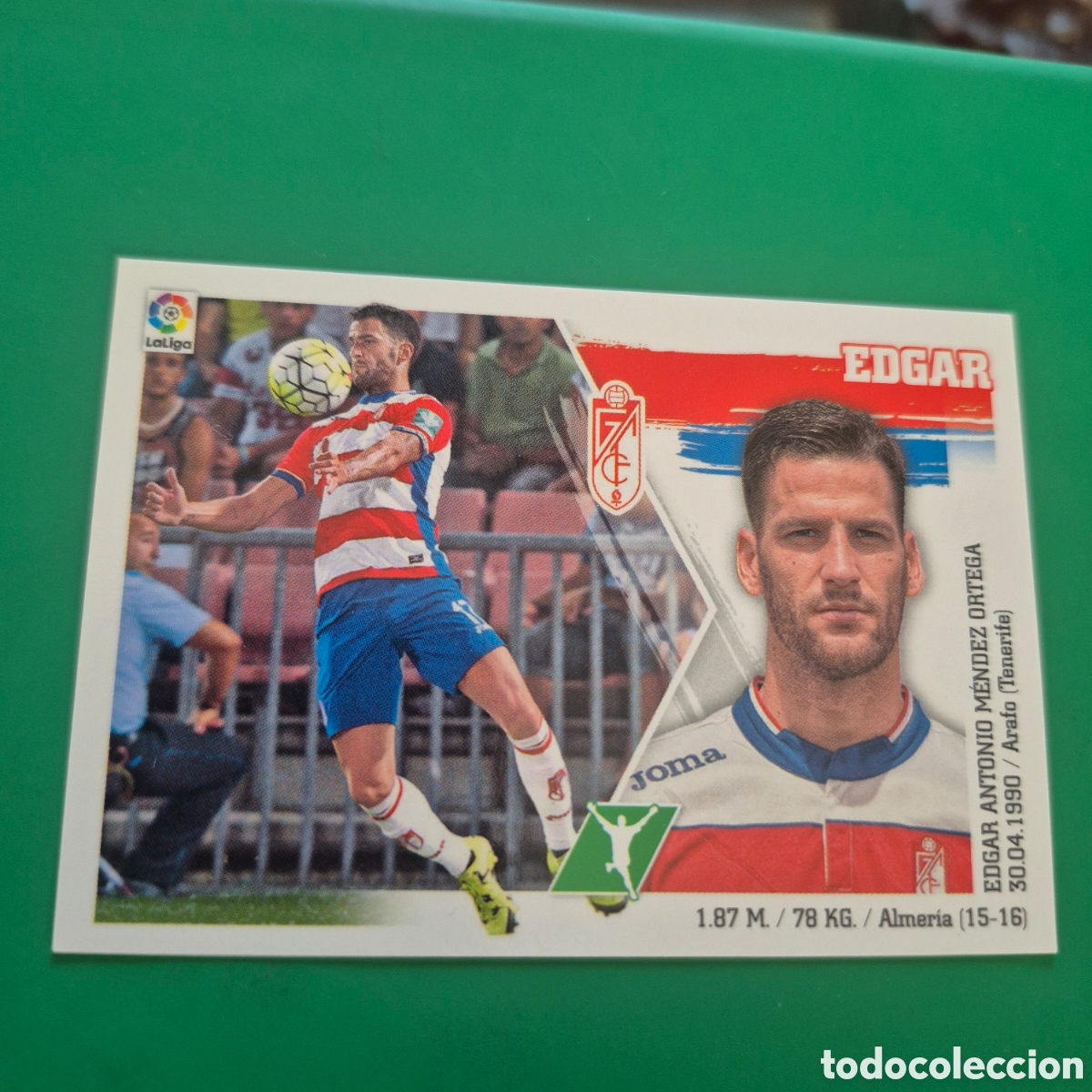 Cromos de f&uacute;tbol: 16 EDGAR GRANADA STICKER CROMO LIGA FUTBOL PANINI EDICIONES ESTE 2015-2016 15-16