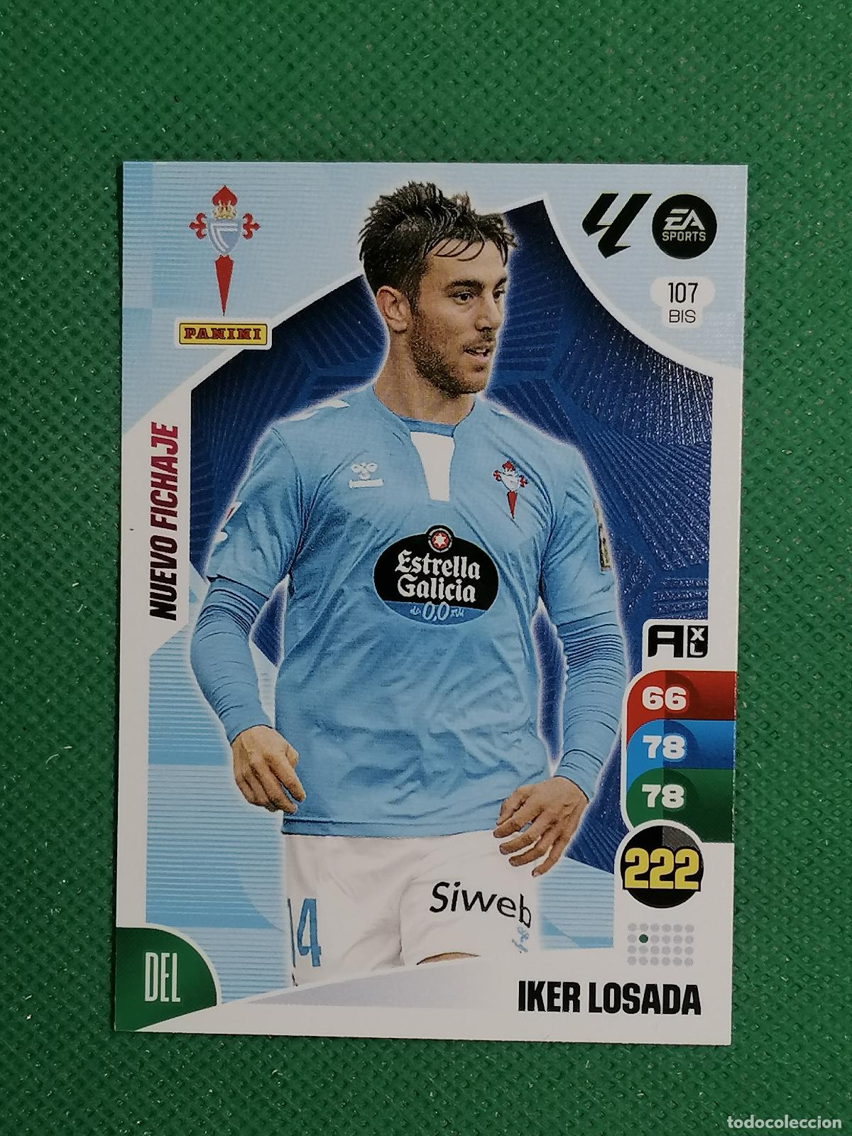 Fu&szlig;ball-Sticker: 107 BIS 107BIS IKER LOSADA CELTA FICHAJE ⚽ LIGA ADRENALYN XL 2024 2025 24 25 ⚽