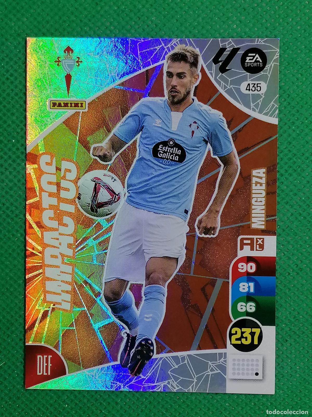 Fu&szlig;ball-Sticker: 435 MINGUEZA CELTA IMPACTOS ⚽ PANINI LIGA ADRENALYN XL 2024 2025 24 25 ⚽