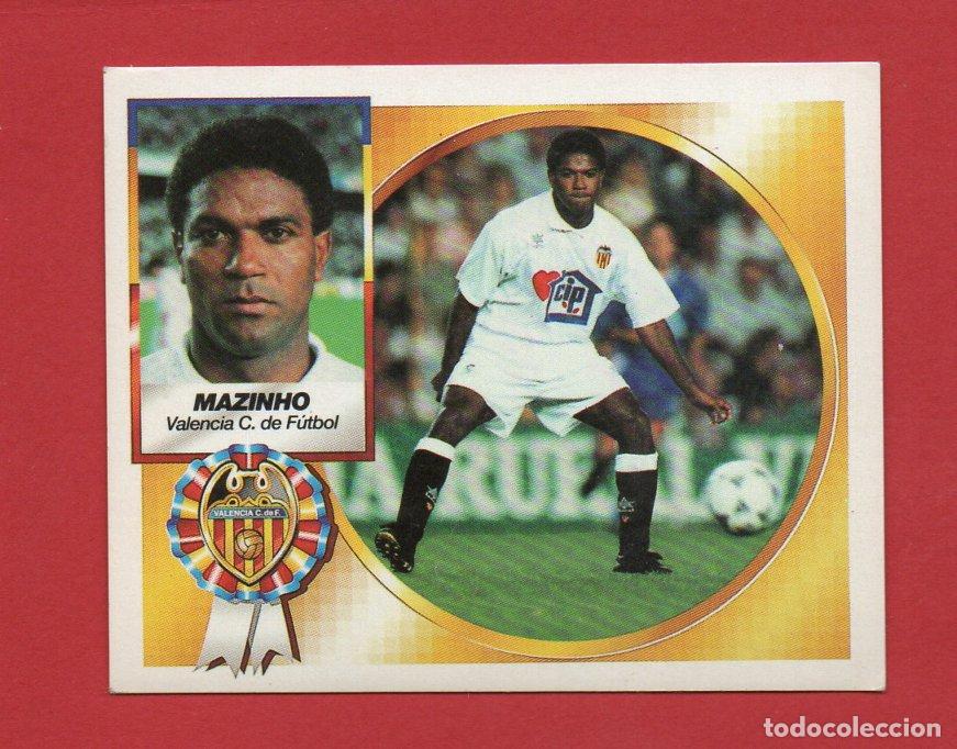 Cromos de F&uacute;tbol: ESTE 94 95 MAZINHO DEL VALENCIA CF COLOCA DIFICIL NUEVO SIN PEGAR ESTE 1994 1995