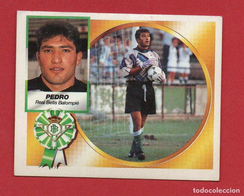 Cromos de F&uacute;tbol: ESTE 94 95 PEDRO FICHAJE 27 DEL REAL BETIS NUEVO SIN PEGAR ESTE 1994 1995