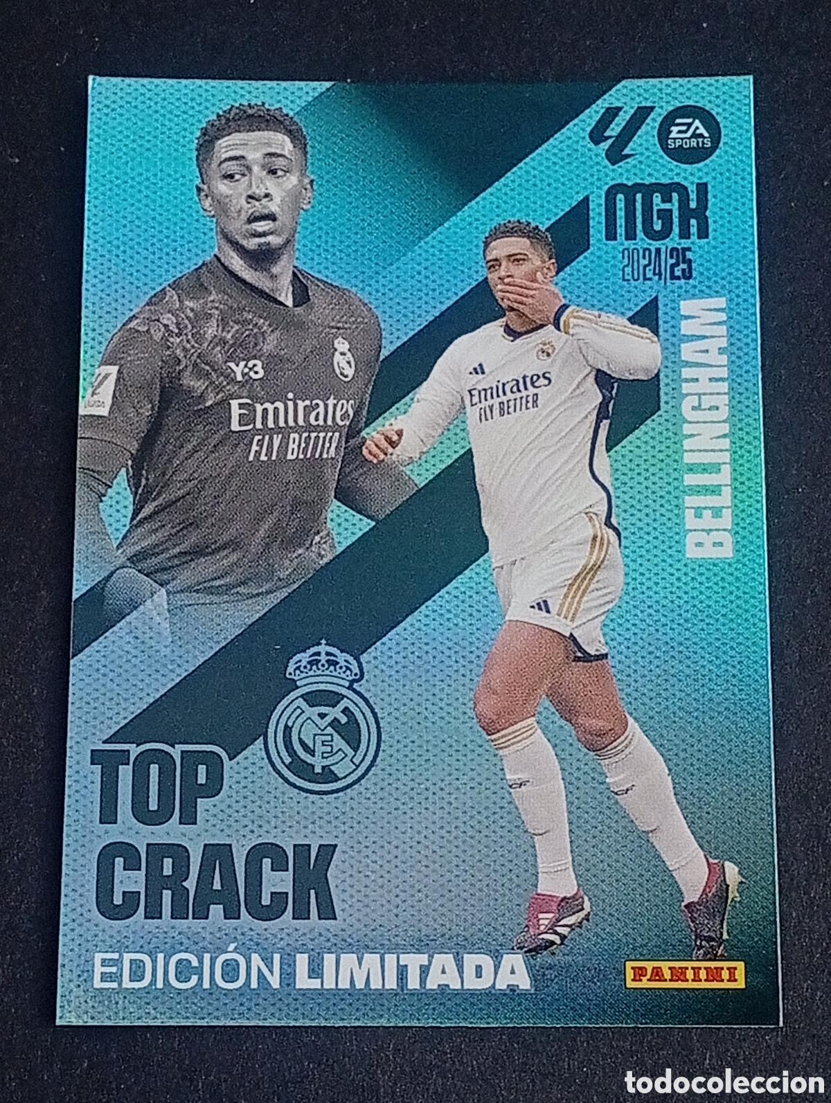 Cromos de f&uacute;tbol: edici&oacute;n limitada BELLINGHAM REAL MADRID LIMITED MEGACRACKS 2023 2024 23 24 CROMO CARD PANINI TOPPS