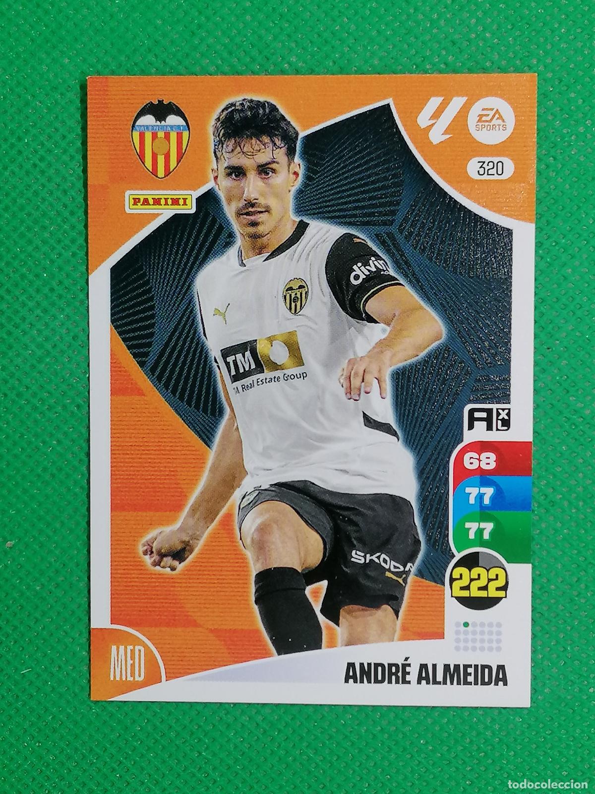 Cromos de Futebol: 320 ANDRE ALMEIDA VALENCIA ⚽ PANINI LIGA ADRENALYN XL 2024 2025 24 25 ⚽