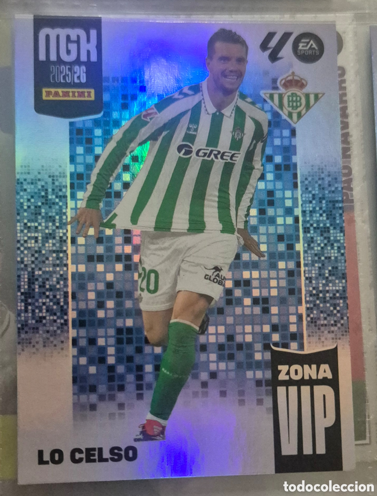 Cromos de F&uacute;tbol: Lo celso betis zona vip megacracks 25 26