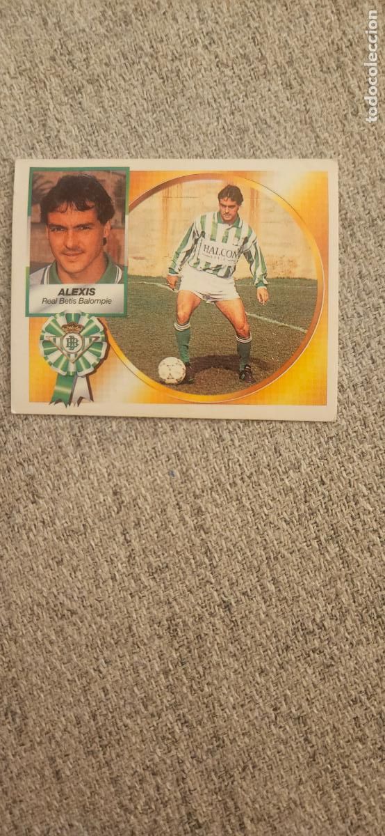 Fu&szlig;ball-Sticker: Alexis betis este 1994 1995 94 95 sin pegar