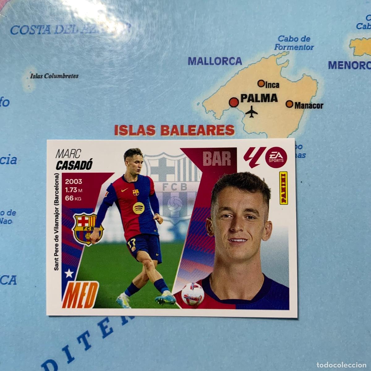 Football Stickers: Casado n&uacute;mero 11A del Barcelona cromo liga este 25-26 2025-2026