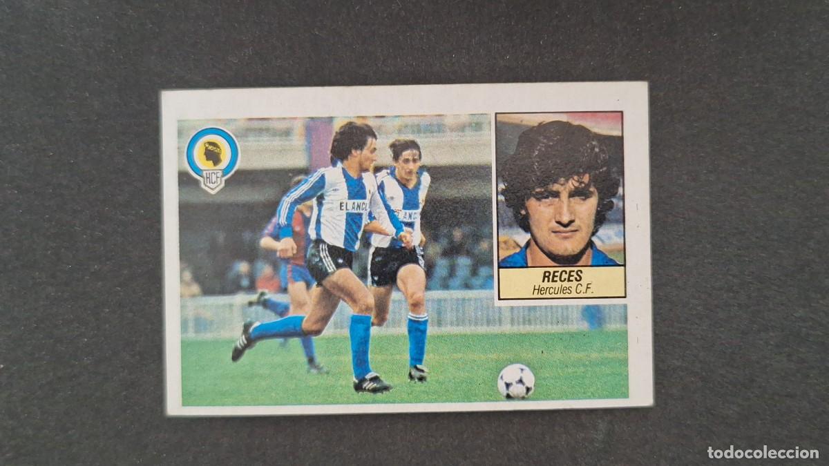 Fu&szlig;ball-Sticker: L2 RECES HERCULES C. F. LIGA ESTE 1984 1985 84 85 NUNCA PEGADO SIN PEGAR