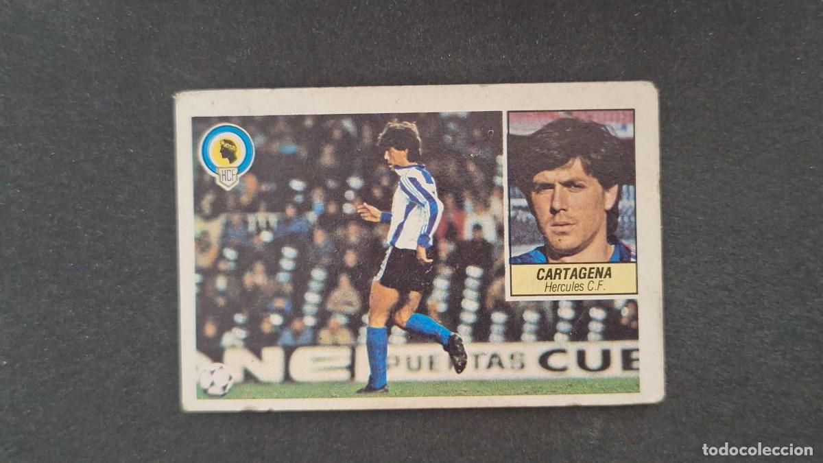 Fu&szlig;ball-Sticker: L2 CARTAGENA HERCULES C. F. LIGA ESTE 1984 1985 84 85 NUNCA PEGADO SIN PEGAR
