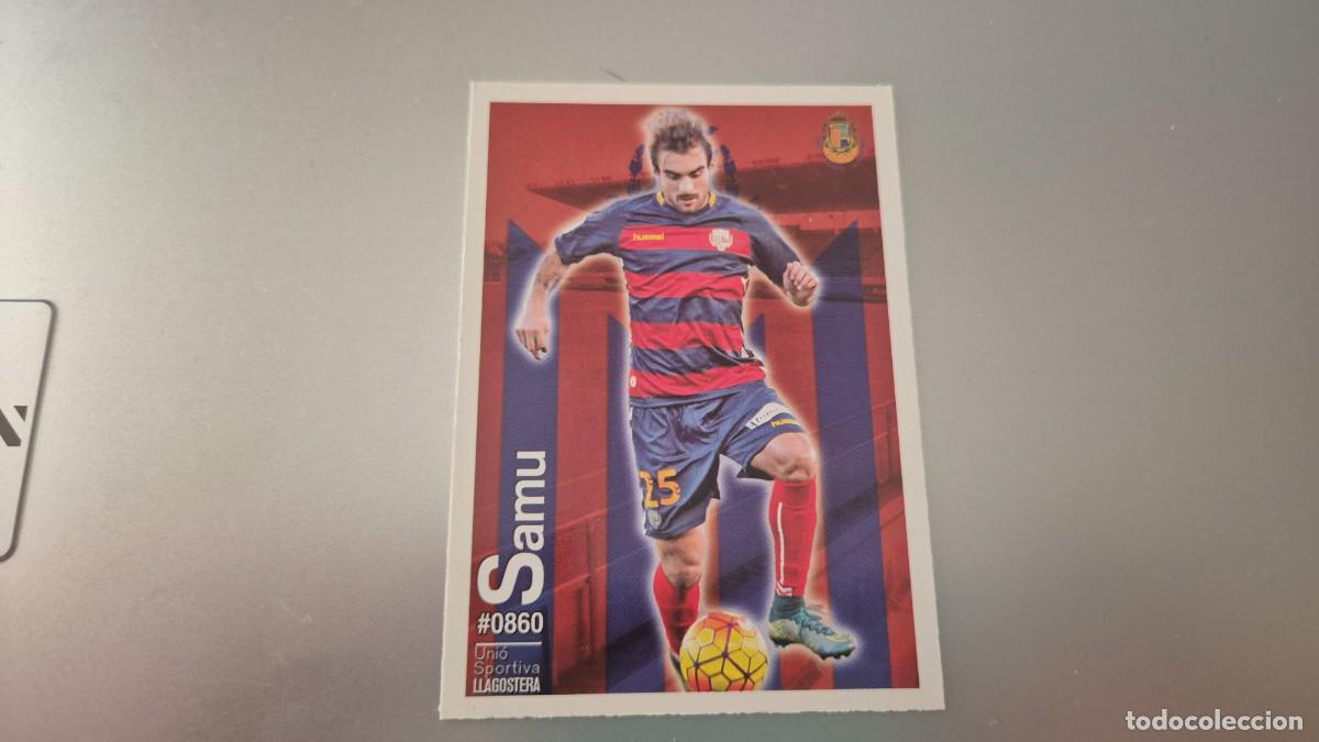 Football Stickers: LOTE MUNDICROMO 2015 2016 LOTE EQUIPO SABADELL N&ordm; 860 SAMU