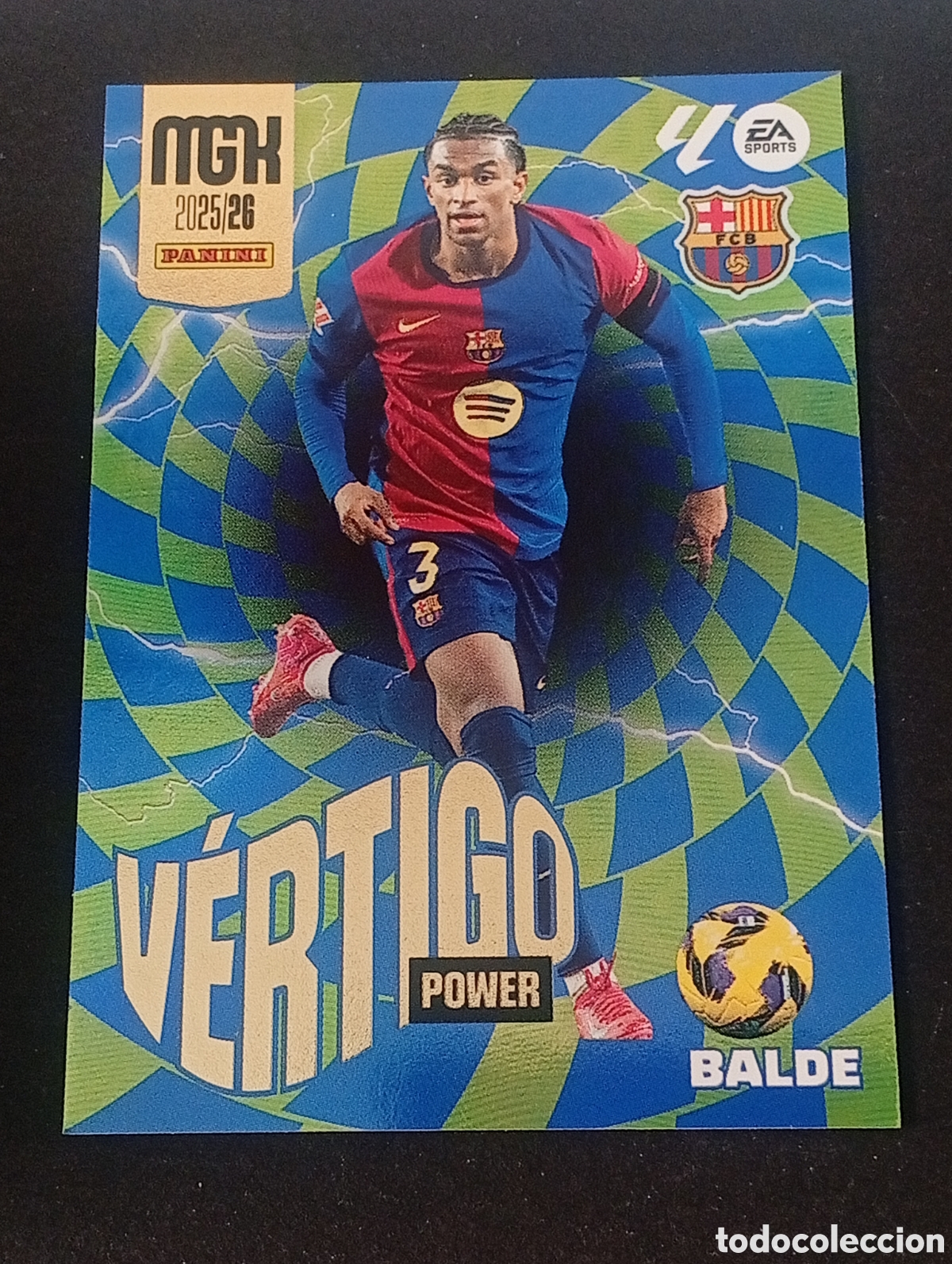 Cromos de f&uacute;tbol: P380 v&eacute;rtigo power BALDE BARCELONA MEGACRACKS 2025 2026 25 26 CROMO CARD TOPPS PARALELA P 380