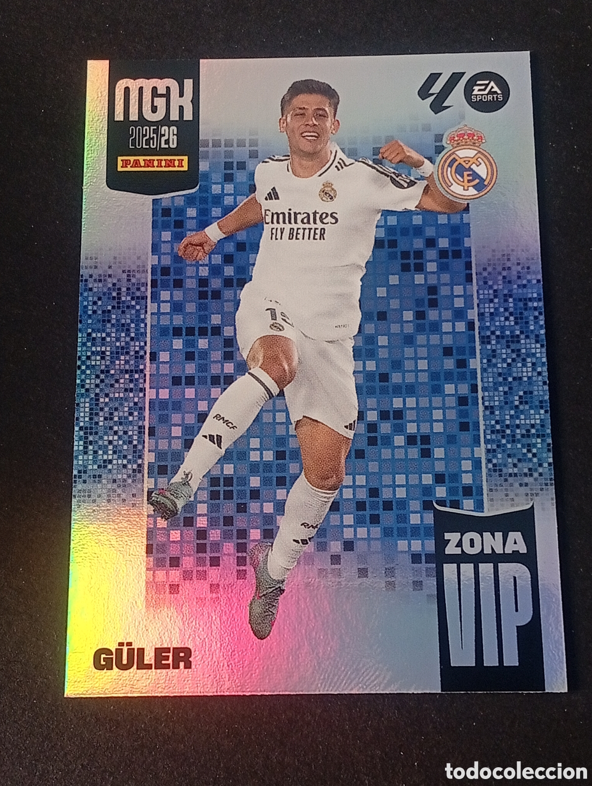 Cromos de F&uacute;tbol: 394 zona vip ARDA GULER REAL MADRID MEGACRACKS 2025 2026 26 CROMOS CARD PANINI TOPPS ADRENALYN