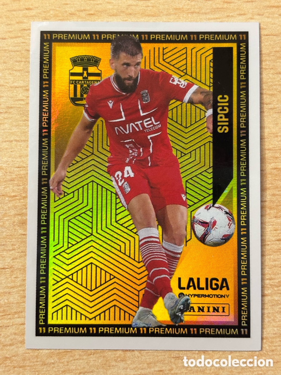 Cromos de F&uacute;tbol: Sipcic FC Cartagena PREMIUM La Liga Hypermotion 2024-25 nuevo