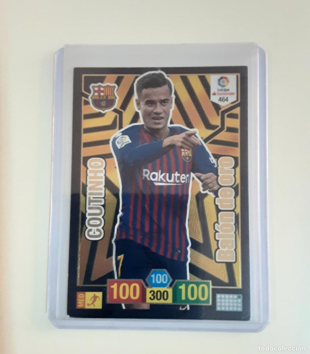 Cromos de F&uacute;tbol: Cromo cards futbol adrenalyn xl 18 19 coutinho bal&oacute;n de oro