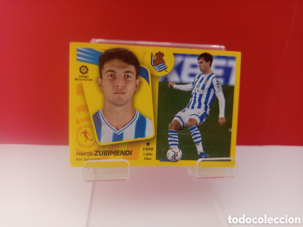 Cromos de F&uacute;tbol: ❇️ CROMO STICKER ZUBIMENDI REAL SOCIEDAD 12 A 2021 2022 21 22 ESTE PANINI SIN PEGAR ❇️