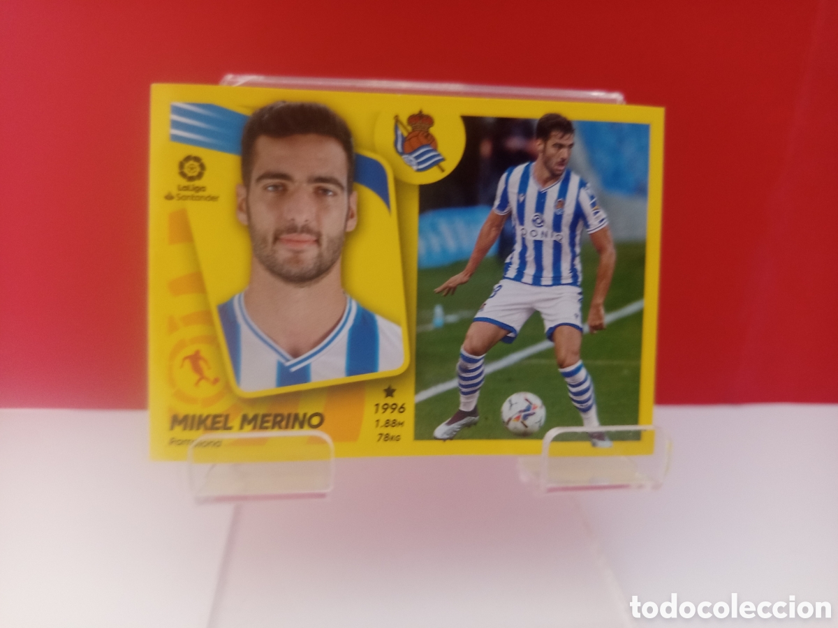 Cromos de F&uacute;tbol: ❇️ CROMO STICKER MIKEL MERINO REAL SOCIEDAD 14 2021 2022 21 22 ESTE PANINI SIN PEGAR ❇️