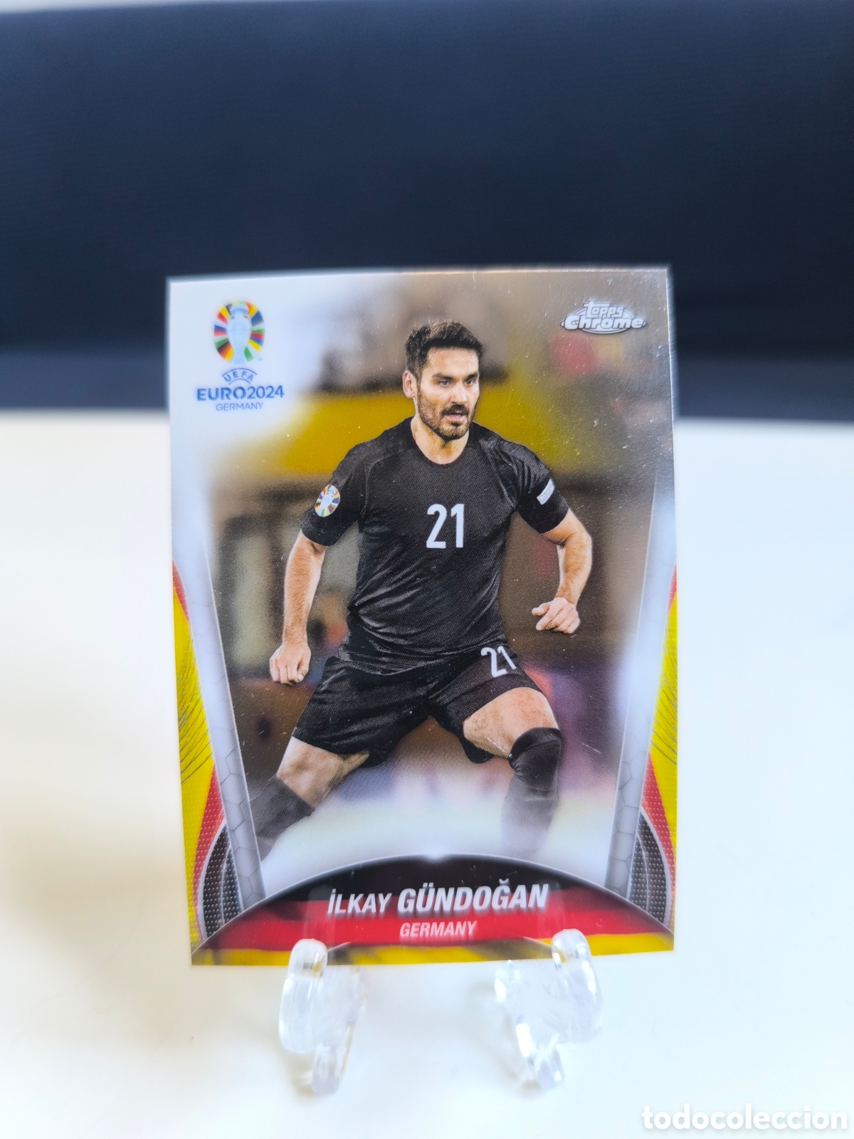 Fu&szlig;ball-Sticker: Ilkay Gundogan Topps Chrome Euro 2024