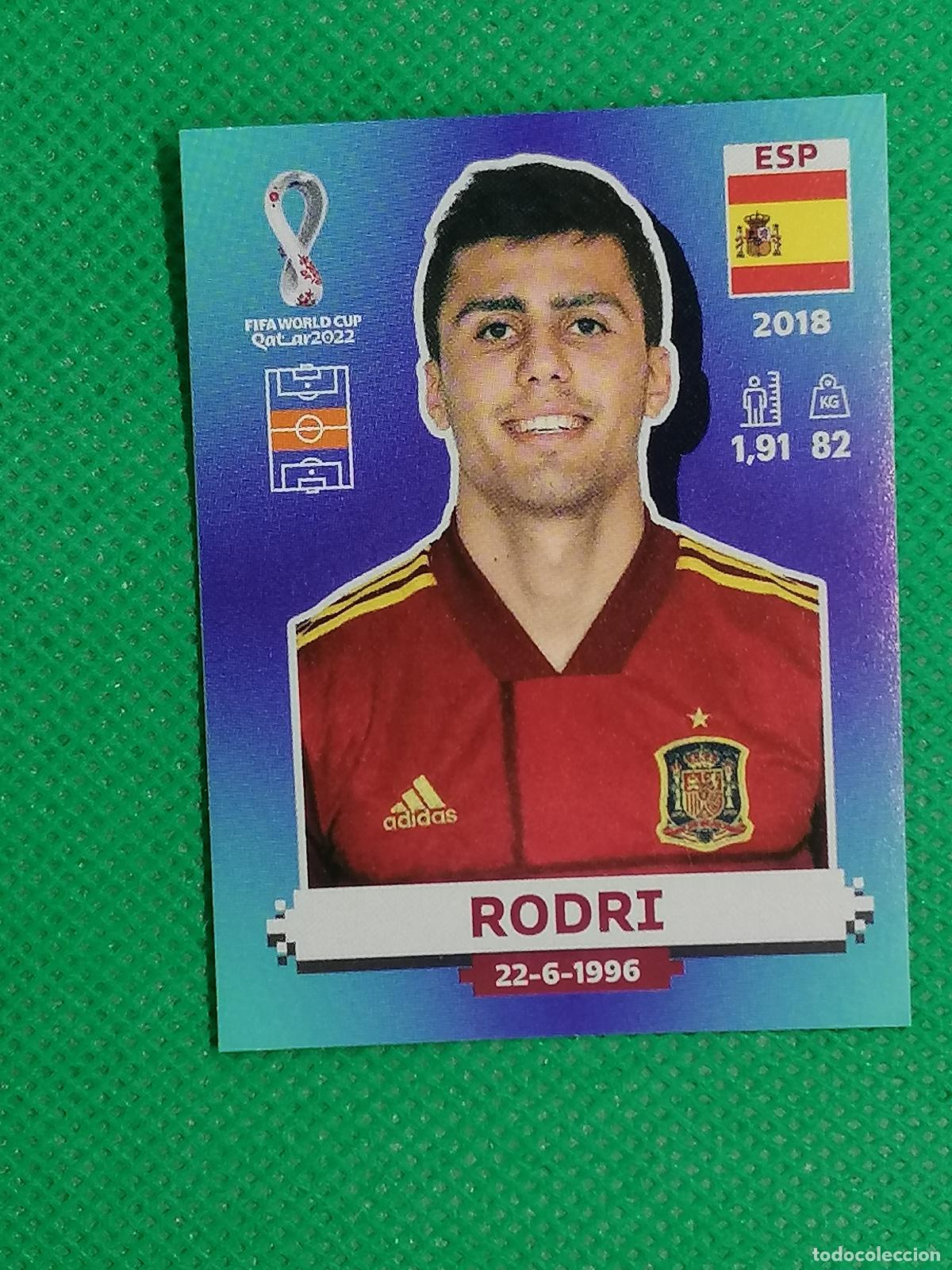 rodri esp 10 - españa - panini fifa world cup 2 - Comprar Cromos