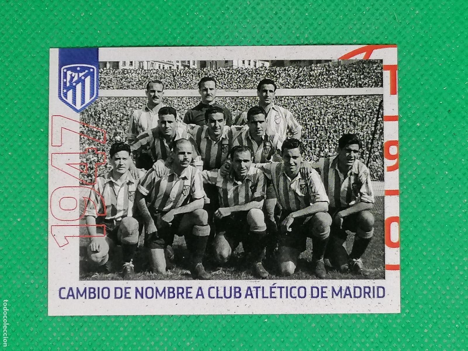 Football Stickers: 1947 CAMBIO DE NOMBRE 16 LEGADO ETERNO ⚽ ATLETICO DE MADRID STICKER SENTIMIENTO ROJIBLANCO ⚽