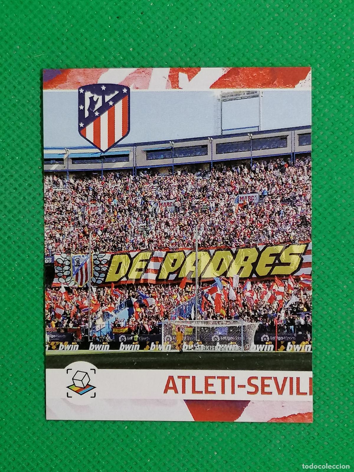 Fu&szlig;ball-Sticker: ATLETI SEVILLA 2016 / 2017 37 AFICION ⚽ ATLETICO DE MADRID STICKER SENTIMIENTO ROJIBLANCO ⚽