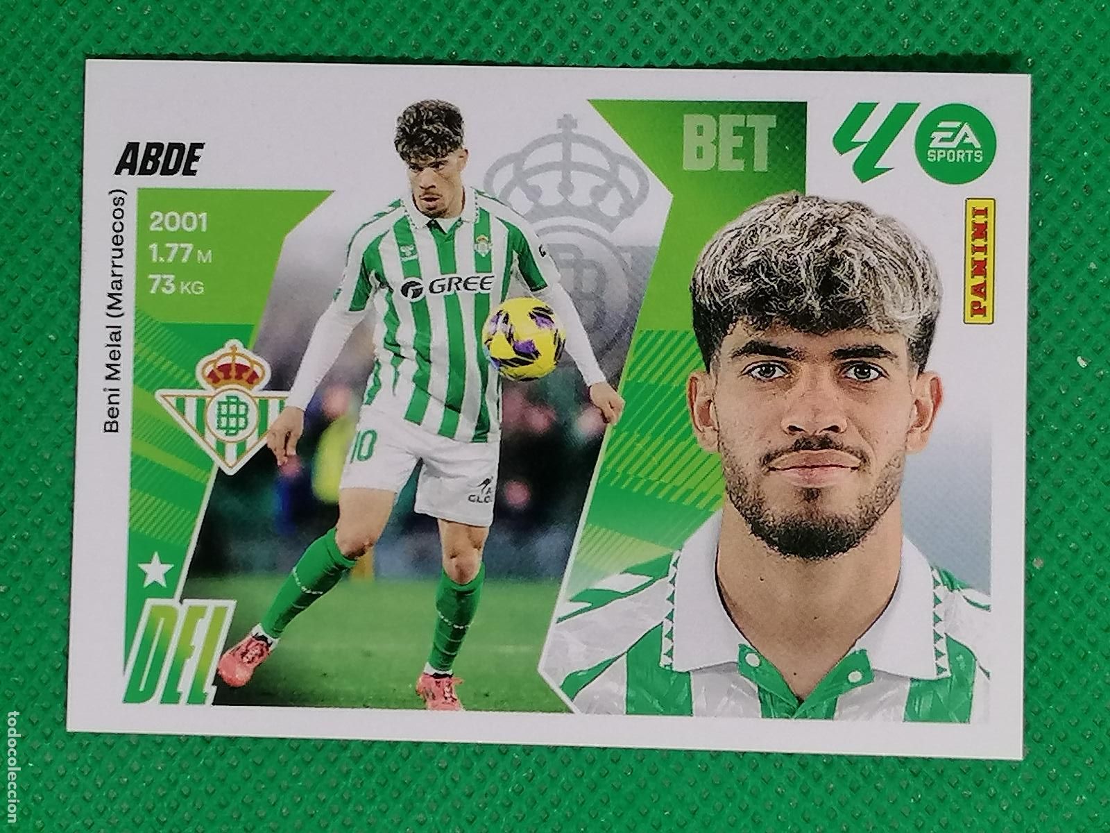 Cartes &agrave; collectionner de Football: 18 ABDE BETIS ⚽ PANINI LIGA ESTE 25 26 2025 2026 ⚽