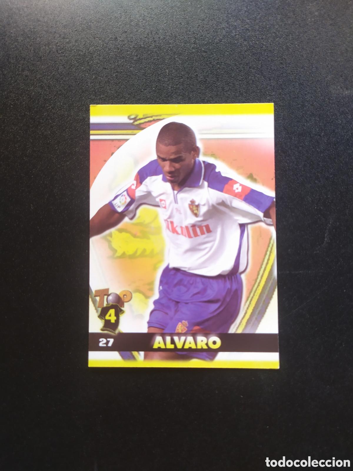 Cromos de F&uacute;tbol: Mundicromo top Liga 2004 2005 04 05 Alvaro mate n&deg; 27 Real Zaragoza