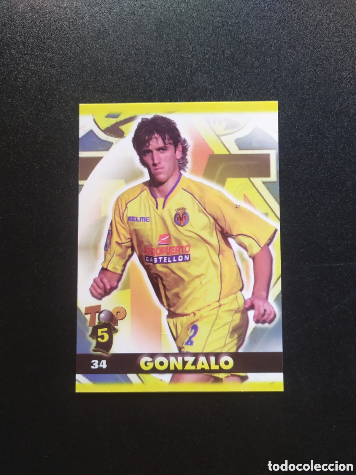 Cromos de f&uacute;tbol: Mundicromo top Liga 2004 2005 04 05 Gonzalo mate n&deg; 34 Villarreal