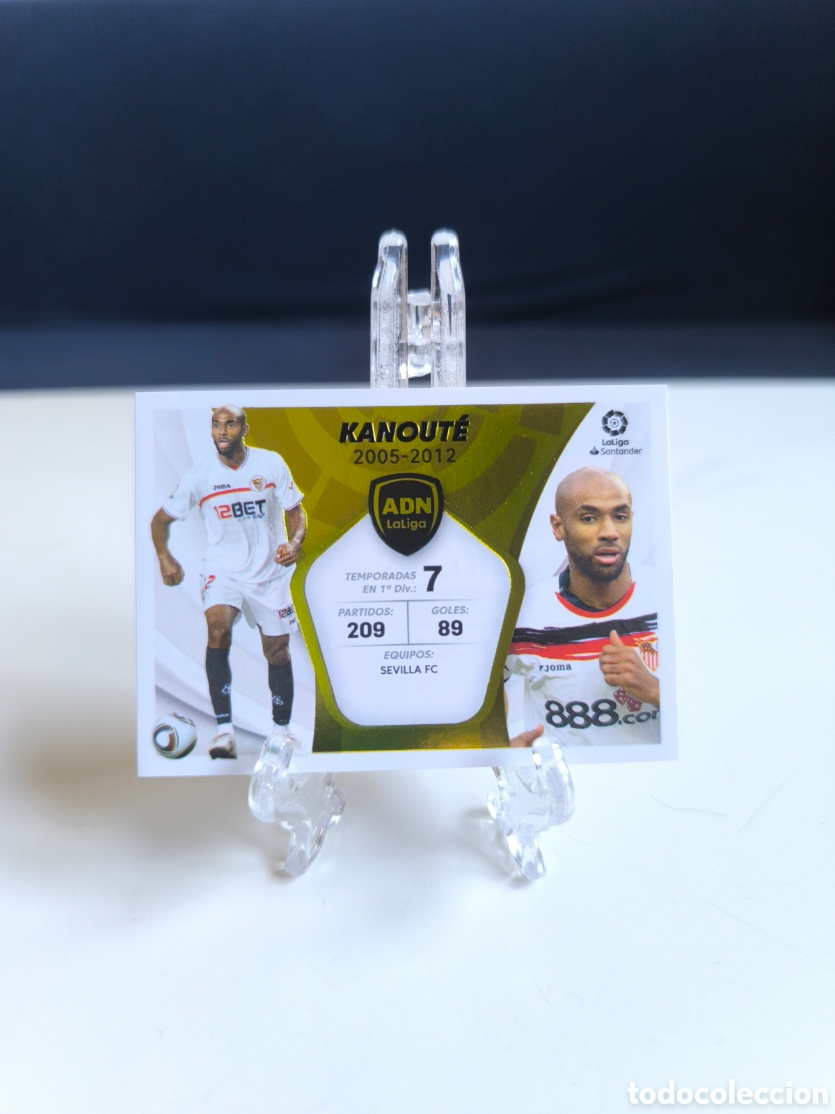 Cromos de F&uacute;tbol: Kanoute ADN La liga n&deg;16 Sevilla