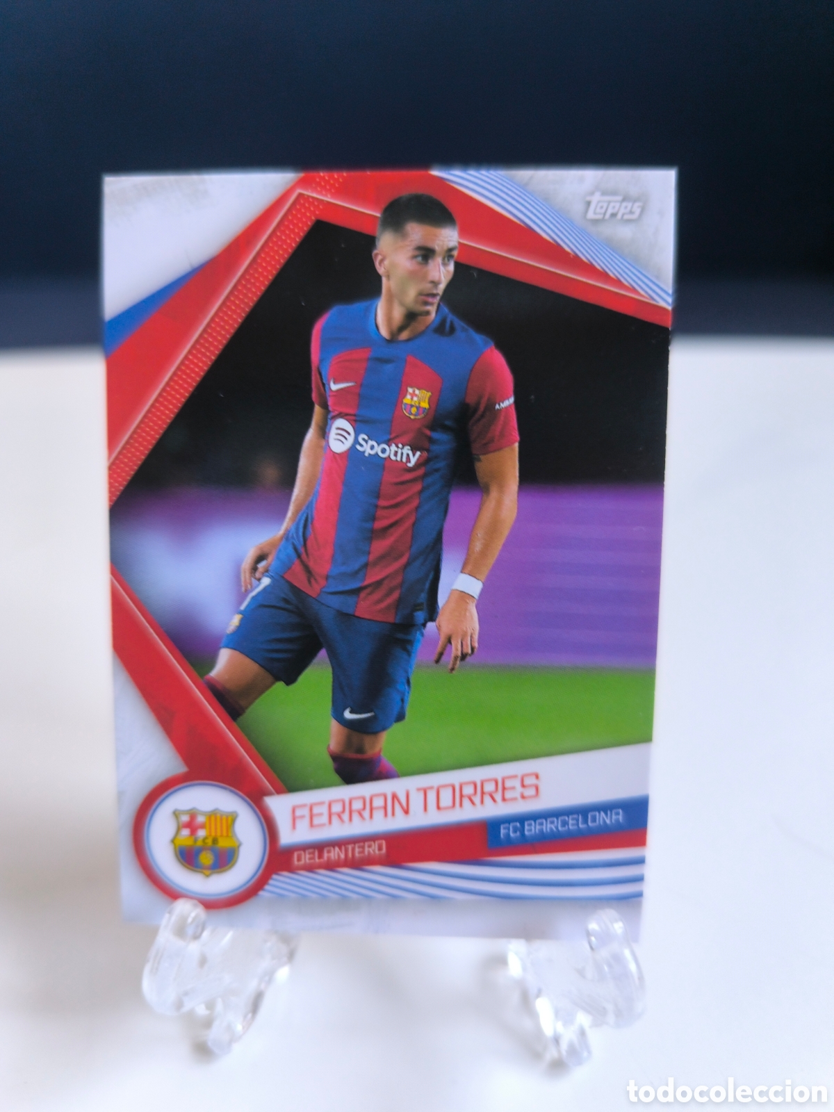 Cromos de F&uacute;tbol: Ferran Torres Topps Barcelona