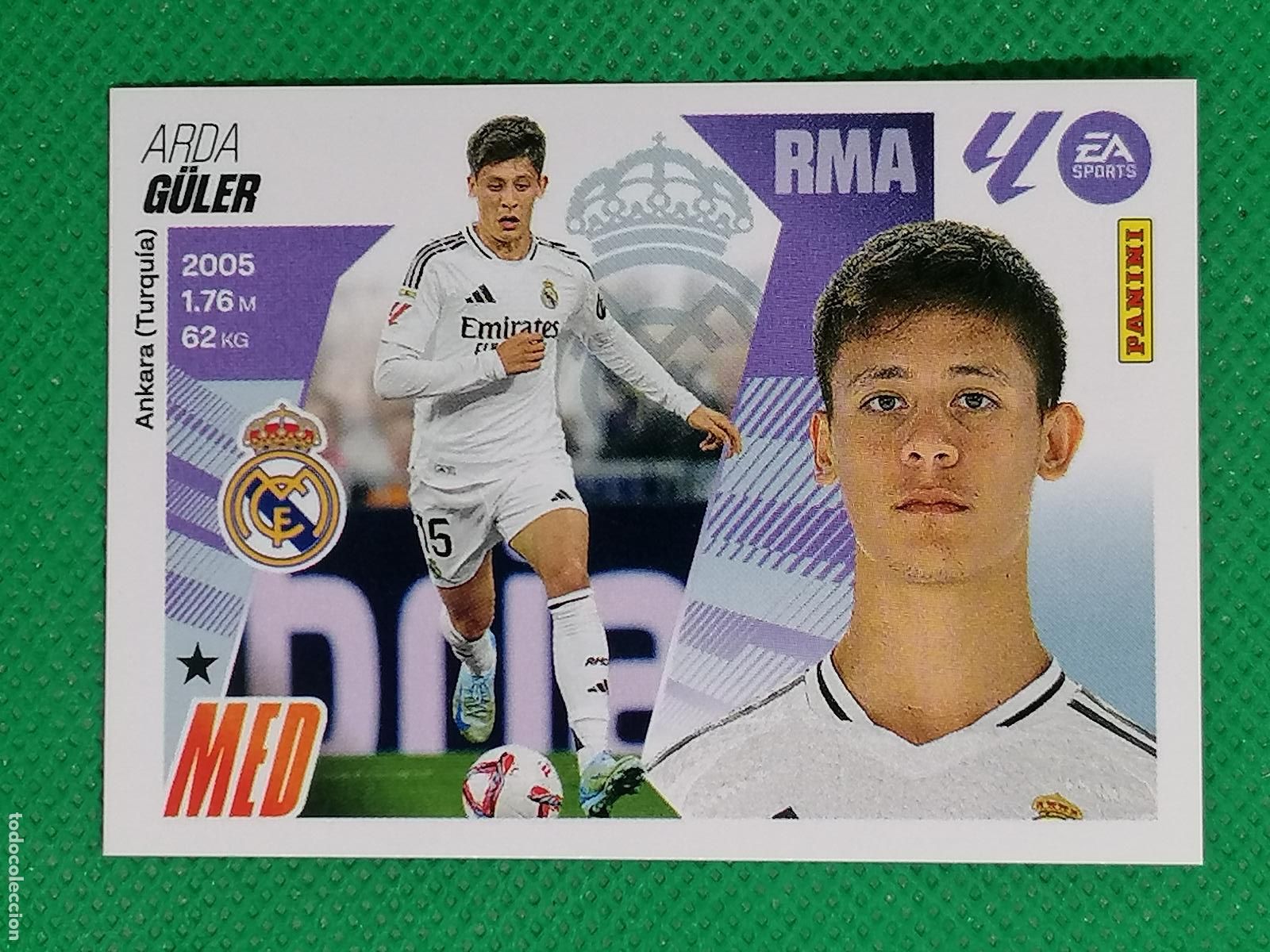 Cromos de f&uacute;tbol: 16 ARDA GULER REAL MADRID ⚽ PANINI LIGA ESTE 25 26 2025 2026 ⚽