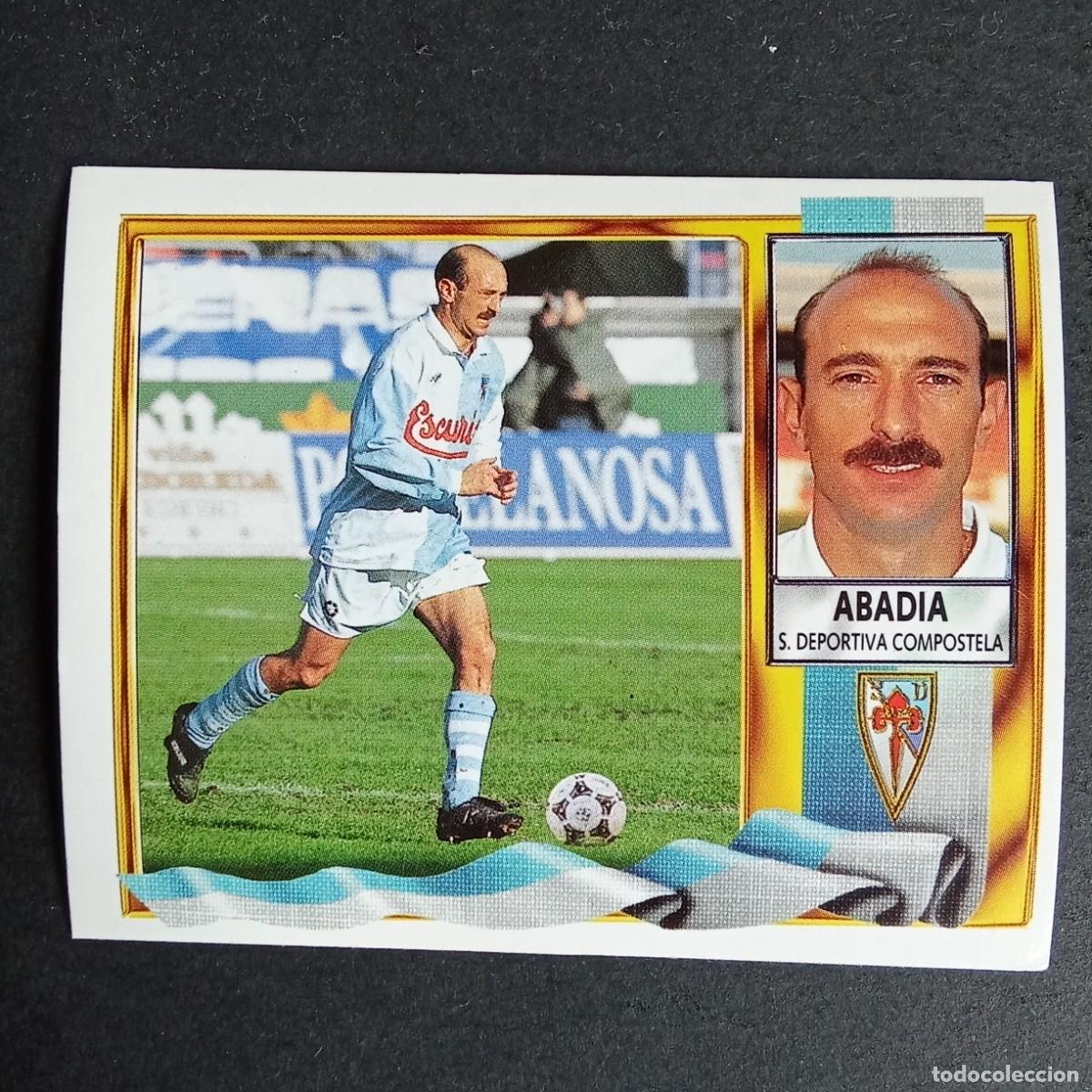Cartes &agrave; collectionner de Football: CROMO LIGA 1995 1996 95 96 EDICIONES ESTE ABADIA COMPOSTELA NUNCA PEGADO