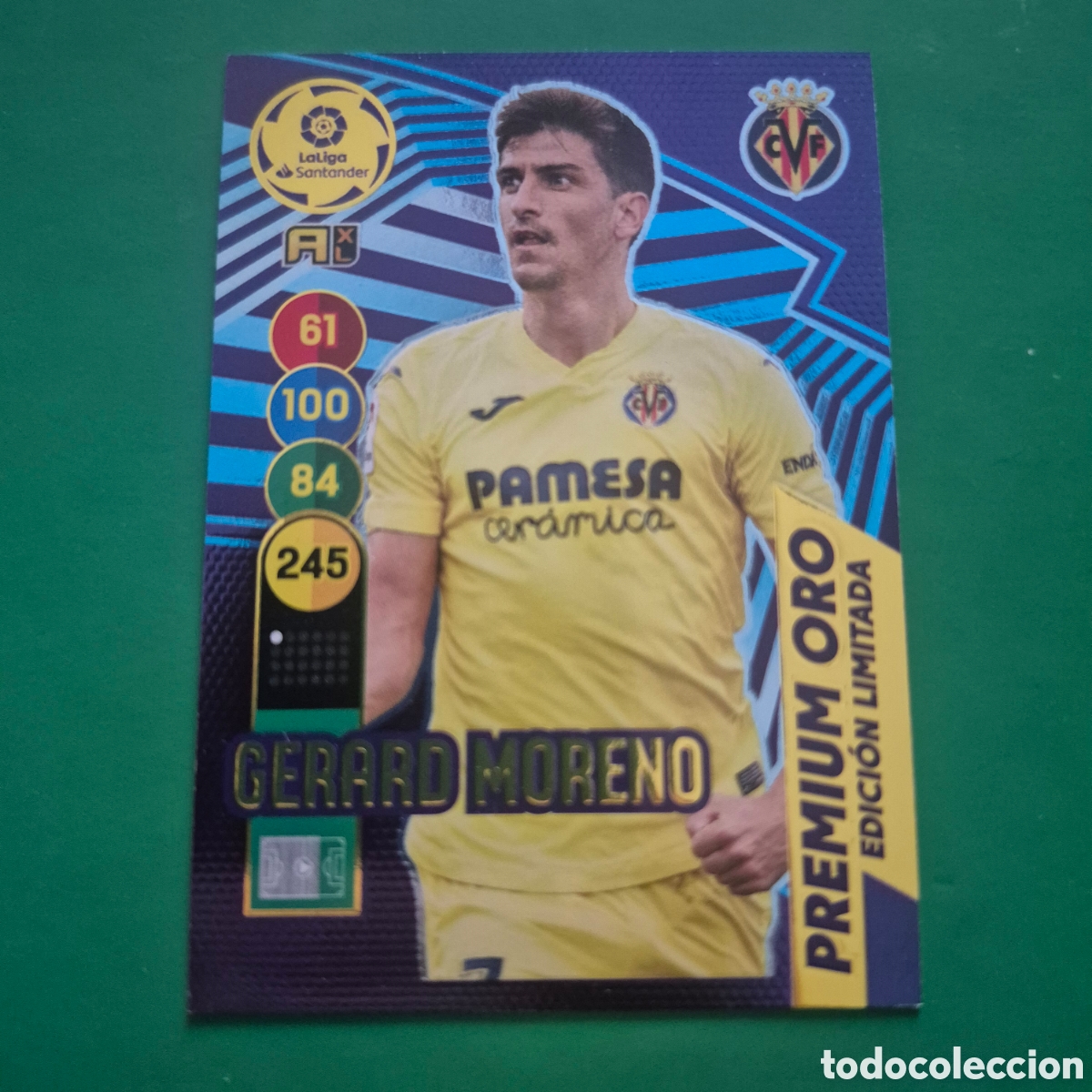 Cromos de f&uacute;tbol: ADRENALYN XL 2020 2021 - GERARD MORENO - PREMIUM ORO - EDICION LIMITADA - VILLARREAL - PANINI - 20