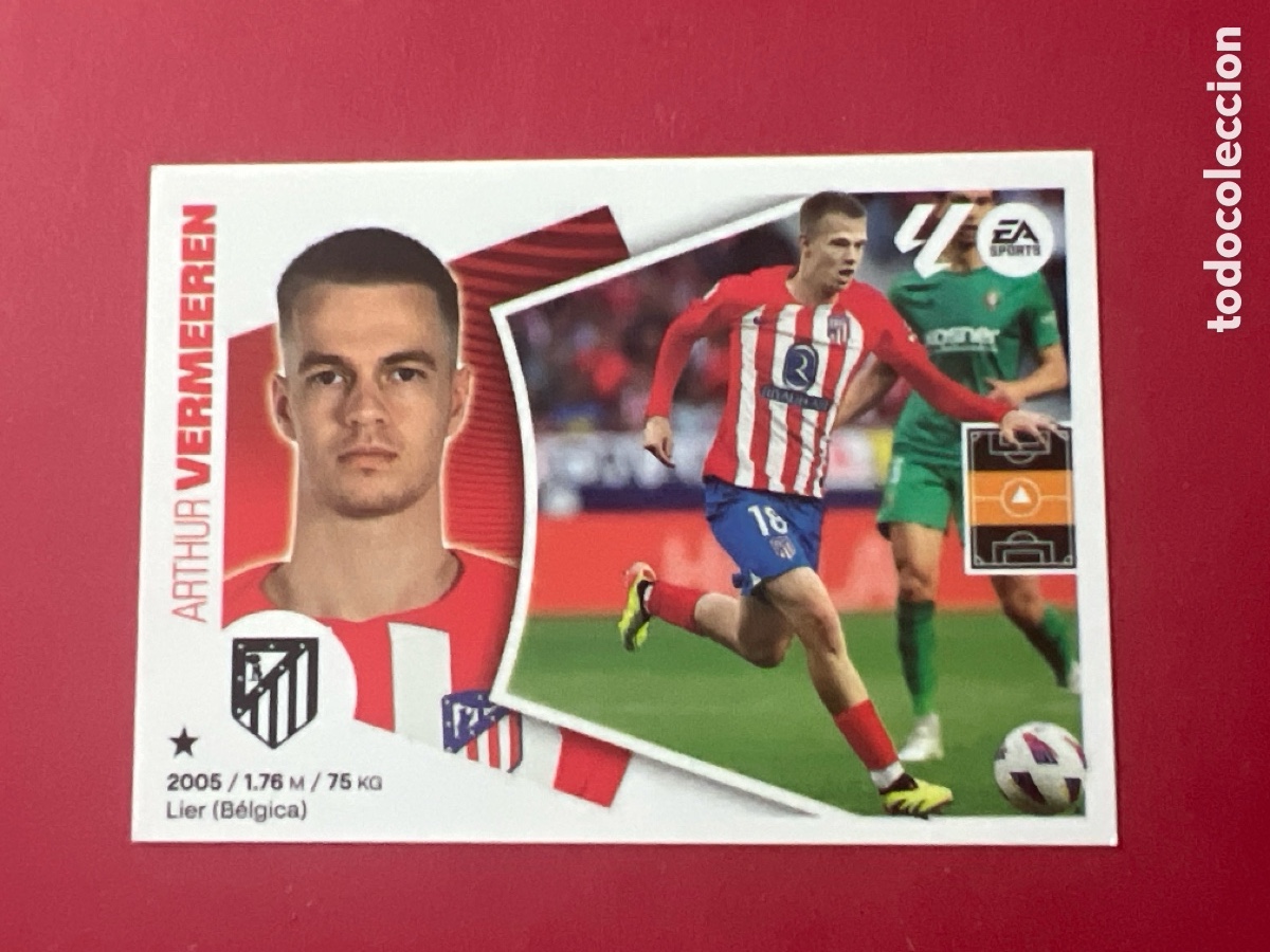 Figurine di Calcio: E741. 12A VERMEEREN, ATL&Eacute;TICO DE MADRID, LIGA ESTE 2024 2025, 24 25, PANINI
