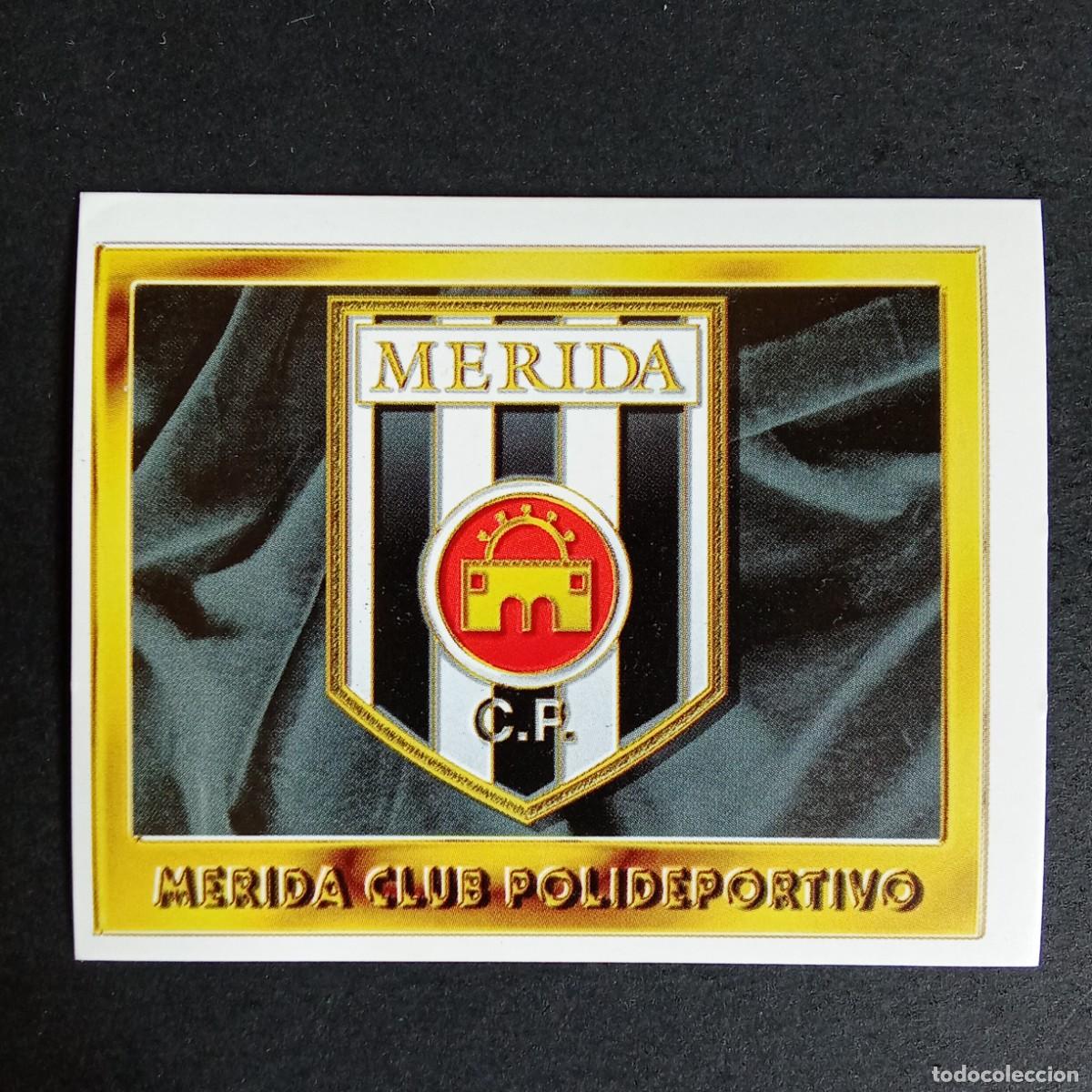 Cromos de F&uacute;tbol: CROMO LIGA 1995 1996 95 96 EDICIONES ESTE ESCUDO MERIDA NUNCA PEGADO