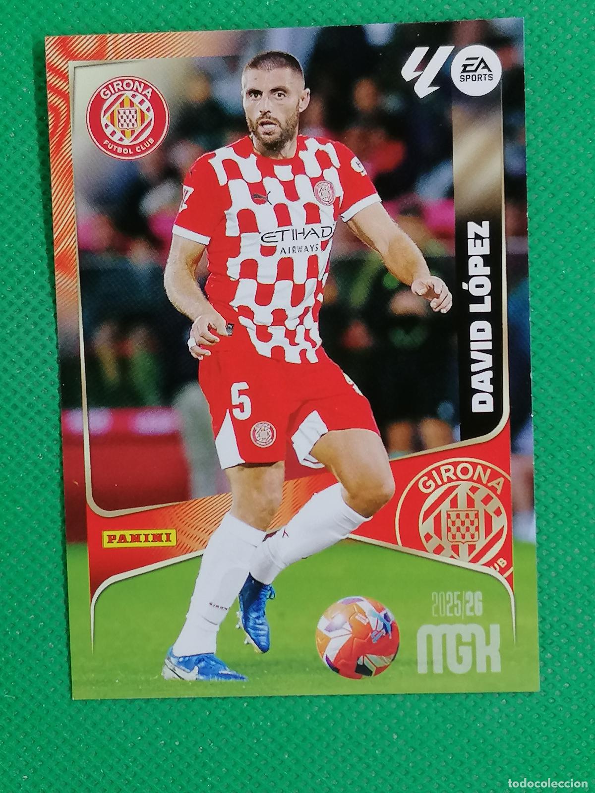 Fu&szlig;ball-Sticker: 185 DAVID LOPEZ GIRONA ⚽ MEGACRACKS LIGA 2025 2026 25 26 ⚽