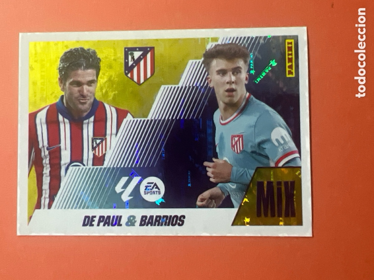 Figurine di Calcio: E144. LIGA ESTE 2025 2026 25 26 PANINI N&ordm; 6 DE PAUL BARRIOS ATLETICO MADRID MIX