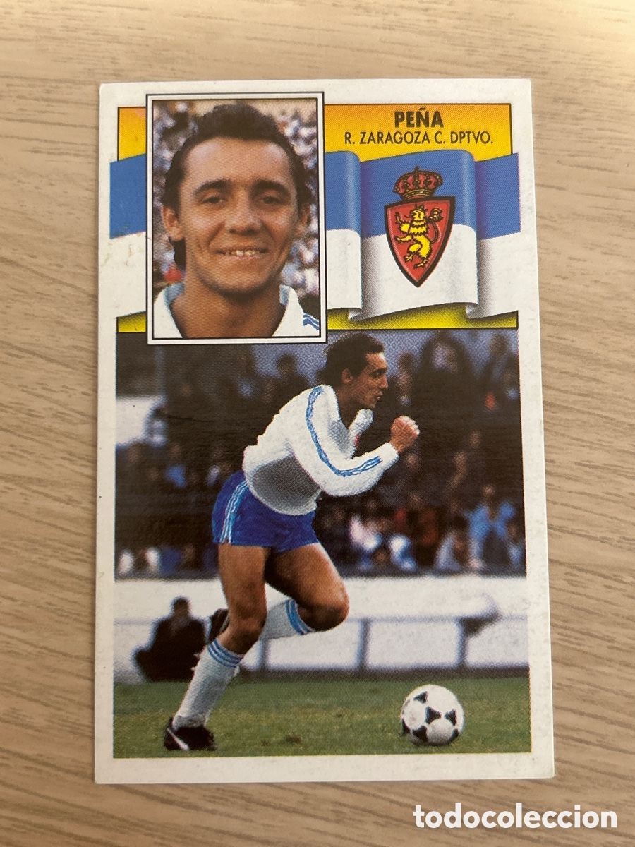 Cromos de f&uacute;tbol: PE&Ntilde;A ZARAGOZA VERSI&Oacute;N LIGA ESTE 1990 1991 90 91 DESPEGADO