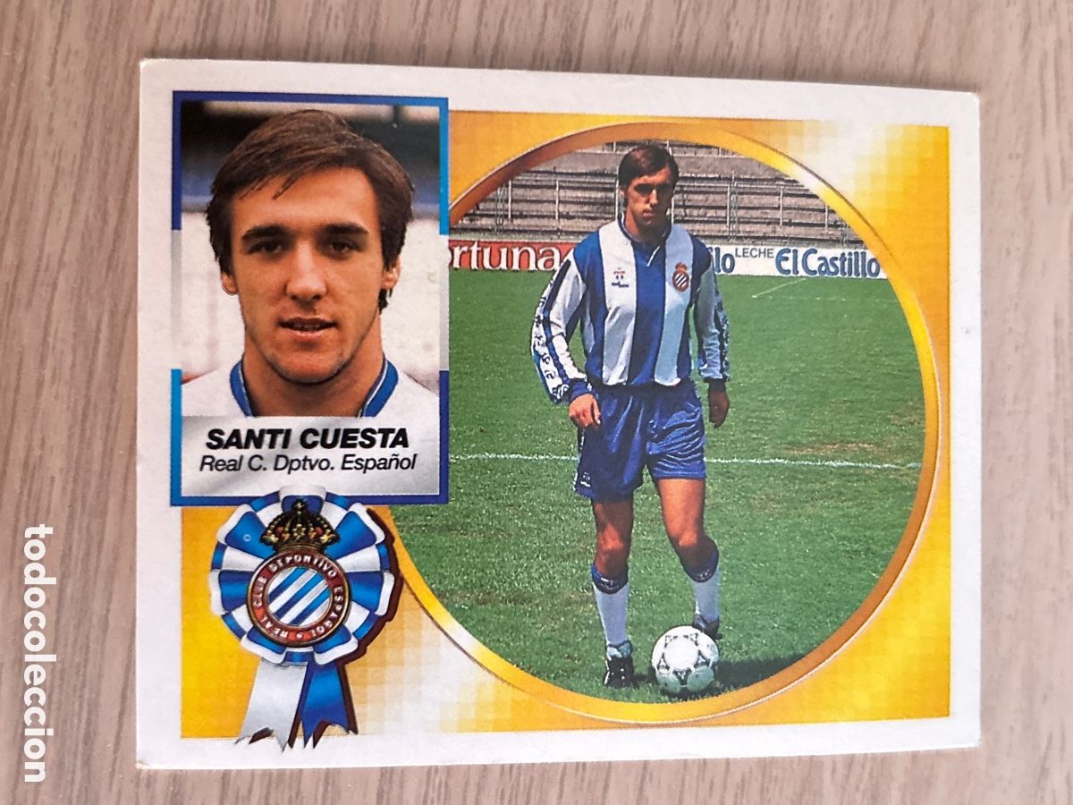 Cromos de F&uacute;tbol: SANTI CUESTA ESPANYOL BAJA LIGA ESTE 1994 1995 94 95 NUNCA PEGADO SIN PEGAR