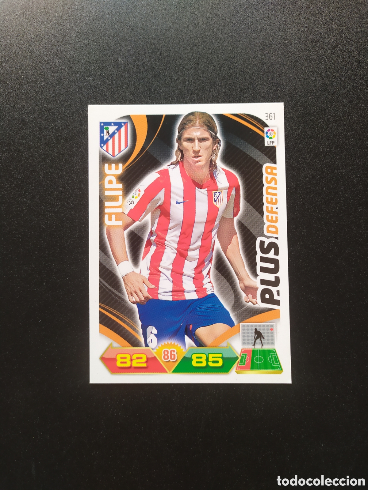 Football Stickers: Adrenalyn 2011 2012 11 12 panini Filipe plus defensa n&deg; 361 Atl&eacute;tico Madrid