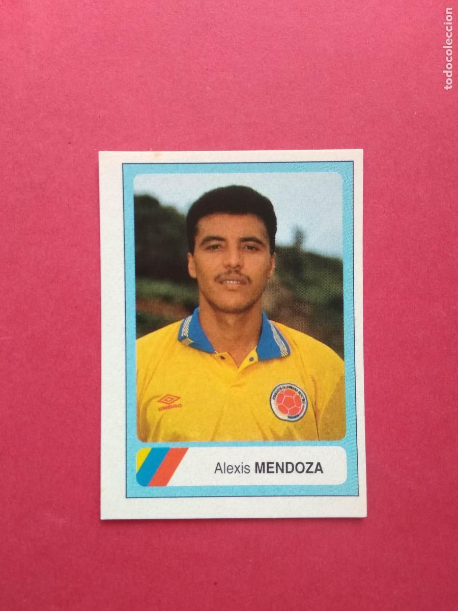 Figurine di Calcio: EDICIONES ESTADIO MUNDIAL DE FUTBOL USA 94 1994 CROMO NUNCA PEGADO COLOMBIA N&ordm; 130 MENDOZA