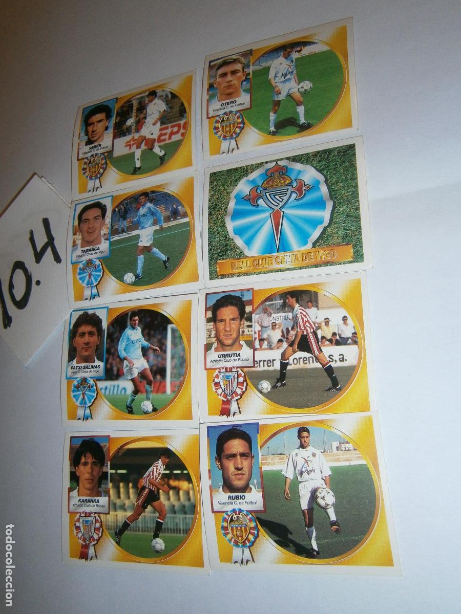 Cromos de F&uacute;tbol: ANTIGUO LOTE DE CROMOS DE FUTBOL EDICIONES ESTE LIGA 94-95