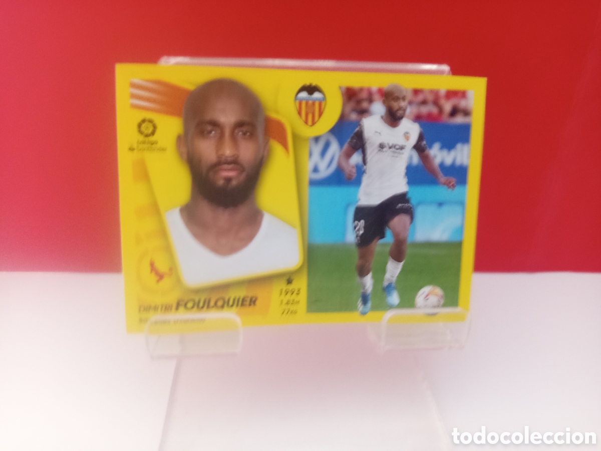 Cromos de F&uacute;tbol: ❇️ CROMO STICKER FOULQUIER VALENCIA FICHAJE 47 2021 2022 21 22 ESTE PANINI SIN PEGAR ❇️