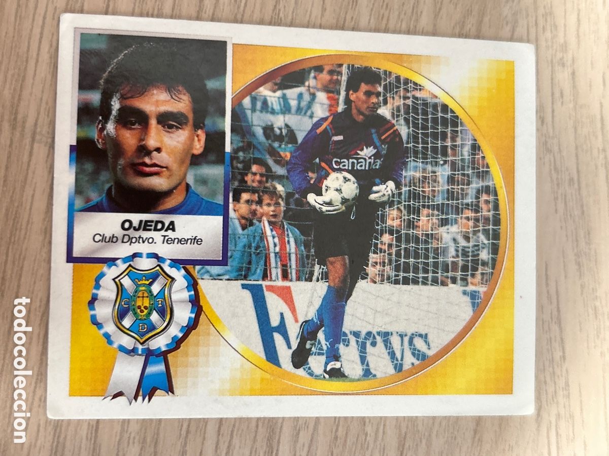 Cromos de F&uacute;tbol: OJEDA TENERIFE COLOCA LIGA ESTE 1994 1995 94 95 NUNCA PEGADO SIN PEGAR