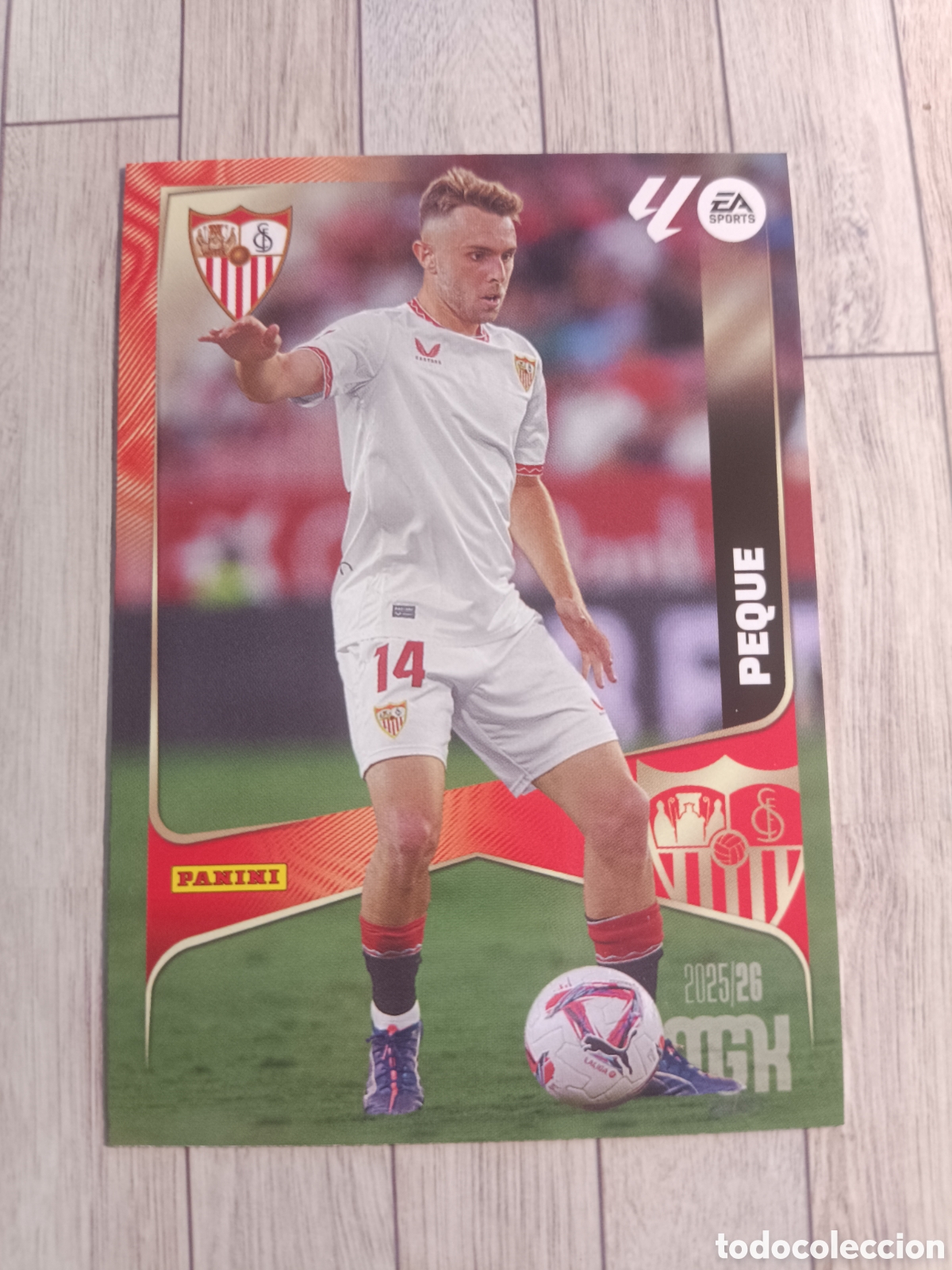 Cromos de f&uacute;tbol: 338 PEQUE SEVILLA MEGACRACKS 2025 2026 PANINI 25 26